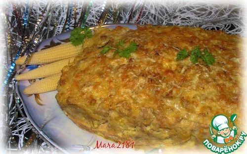 Мясная запеканка с молодыми початками